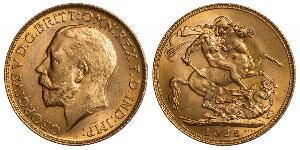 1 Sovereign Regno Unito di Gran Bretagna e Irlanda (1801-1922) Oro Giorgio V (1865-1936)