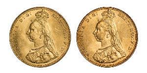 1 Sovereign Regno Unito di Gran Bretagna e Irlanda (1801-1922) Oro Vittoria (1819 - 1901)