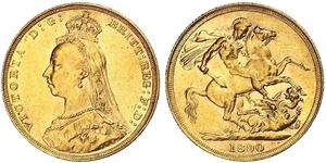 1 Sovereign Regno Unito di Gran Bretagna e Irlanda (1801-1922) Oro Vittoria (1819 - 1901)