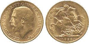 1 Sovereign Regno Unito di Gran Bretagna e Irlanda (1801-1922) Oro Giorgio V (1865-1936)