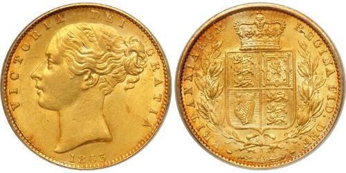 1 Sovereign Regno Unito di Gran Bretagna e Irlanda (1801-1922) Oro Vittoria (1819 - 1901)