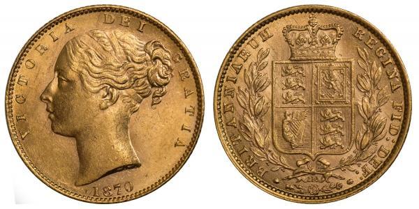 1 Sovereign Regno Unito di Gran Bretagna e Irlanda (1801-1922) Oro Vittoria (1819 - 1901)