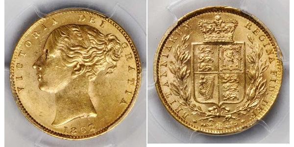 1 Sovereign Regno Unito di Gran Bretagna e Irlanda (1801-1922) Oro Vittoria (1819 - 1901)