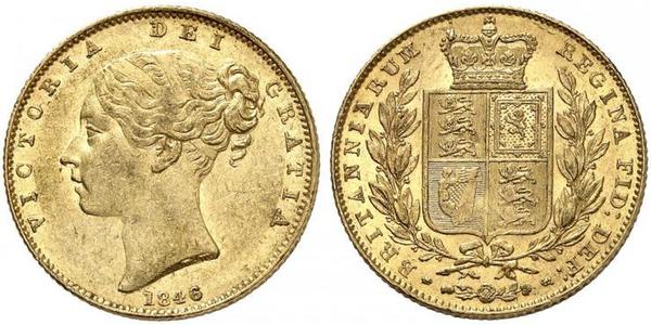 1 Sovereign Regno Unito di Gran Bretagna e Irlanda (1801-1922) Oro Vittoria (1819 - 1901)