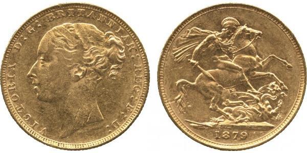1 Sovereign Regno Unito di Gran Bretagna e Irlanda (1801-1922) Oro Vittoria (1819 - 1901)
