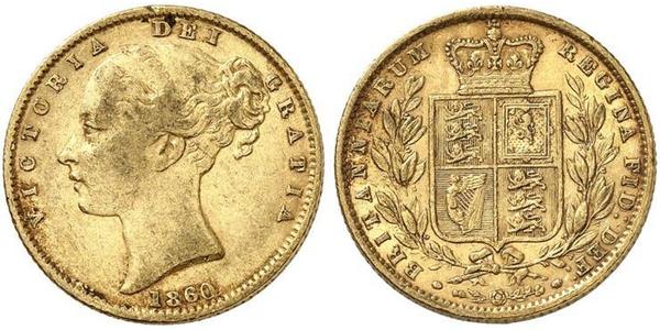 1 Sovereign Regno Unito di Gran Bretagna e Irlanda (1801-1922) Oro Vittoria (1819 - 1901)