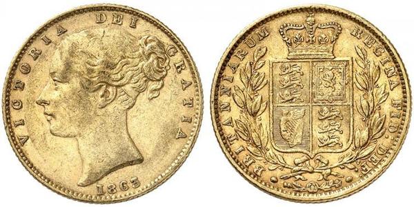 1 Sovereign Regno Unito di Gran Bretagna e Irlanda (1801-1922) Oro Vittoria (1819 - 1901)