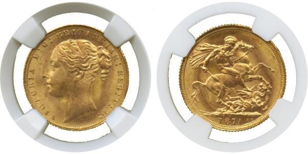 1 Sovereign Regno Unito di Gran Bretagna e Irlanda (1801-1922) Oro Vittoria (1819 - 1901)