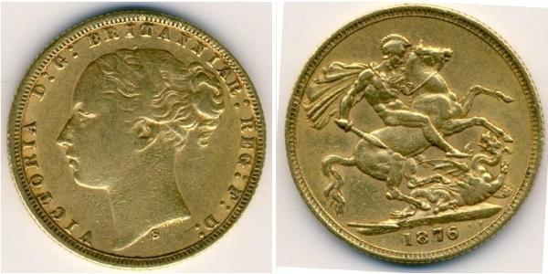 1 Sovereign Regno Unito di Gran Bretagna e Irlanda (1801-1922) Oro Vittoria (1819 - 1901)