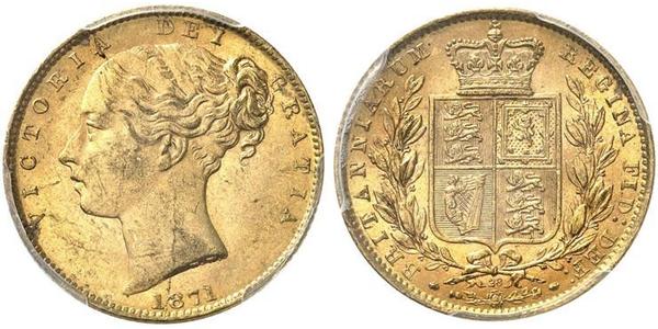 1 Sovereign Regno Unito di Gran Bretagna e Irlanda (1801-1922) Oro Vittoria (1819 - 1901)