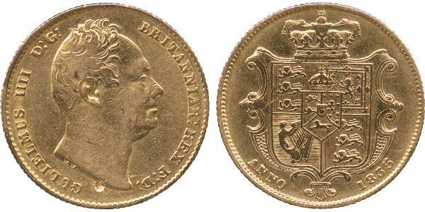 1 Sovereign Regno Unito di Gran Bretagna e Irlanda (1801-1922) Oro Guglielmo IV (1765-1837)
