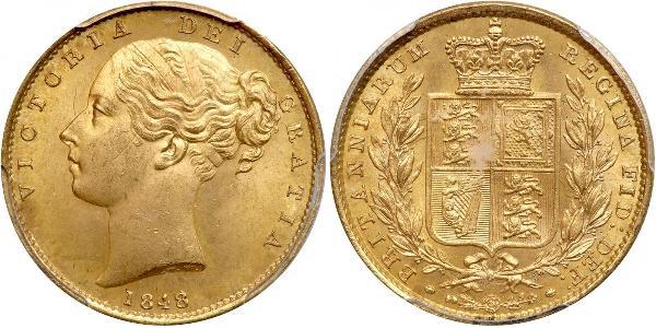 1 Sovereign Regno Unito di Gran Bretagna e Irlanda (1801-1922) Oro Vittoria (1819 - 1901)