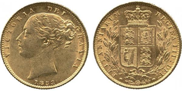 1 Sovereign Regno Unito di Gran Bretagna e Irlanda (1801-1922) Oro Vittoria (1819 - 1901)