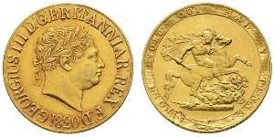 1 Sovereign Regno Unito di Gran Bretagna e Irlanda (1801-1922) / Regno Unito  Oro Giorgio III (1738-1820)