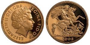 1 Sovereign Reino Unido Oro Isabel II (1926-2022)