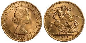 1 Sovereign Reino Unido (1922-) Oro Isabel II (1926-2022)