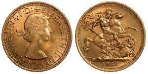 1 Sovereign Reino Unido (1922-) Oro Isabel II (1926-2022)
