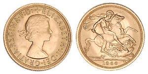 1 Sovereign Reino Unido (1922-) Oro Isabel II (1926-2022)