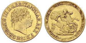 1 Sovereign Reino Unido / Reino Unido de Gran Bretaña e Irlanda (1801-1922) Oro Jorge III (1738-1820)