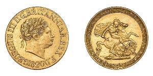 1 Sovereign Reino Unido / Reino Unido de Gran Bretaña e Irlanda (1801-1922) Oro Jorge III (1738-1820)