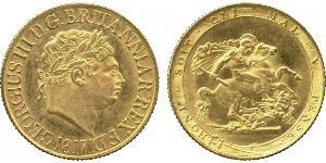 1 Sovereign Reino Unido / Reino Unido de Gran Bretaña e Irlanda (1801-1922) Oro Jorge III (1738-1820)