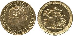 1 Sovereign Reino Unido / Reino Unido de Gran Bretaña e Irlanda (1801-1922) Oro Jorge III (1738-1820)