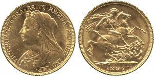 1 Sovereign Reino Unido de Gran Bretaña e Irlanda (1801-1922) Oro Victoria (1819 - 1901)