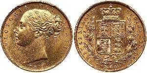 1 Sovereign Reino Unido de Gran Bretaña e Irlanda (1801-1922) Oro Victoria (1819 - 1901)