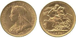 1 Sovereign Reino Unido de Gran Bretaña e Irlanda (1801-1922) Oro Victoria (1819 - 1901)