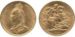 1 Sovereign Reino Unido de Gran Bretaña e Irlanda (1801-1922) Oro Victoria (1819 - 1901)