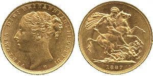 1 Sovereign Reino Unido de Gran Bretaña e Irlanda (1801-1922) Oro Victoria (1819 - 1901)