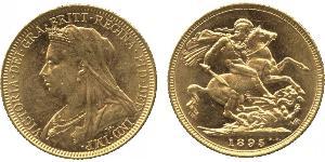 1 Sovereign Reino Unido de Gran Bretaña e Irlanda (1801-1922) Oro Victoria (1819 - 1901)