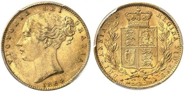 1 Sovereign Reino Unido de Gran Bretaña e Irlanda (1801-1922) Oro Victoria (1819 - 1901)