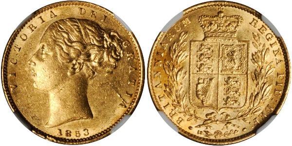 1 Sovereign Reino Unido de Gran Bretaña e Irlanda (1801-1922) Oro Victoria (1819 - 1901)