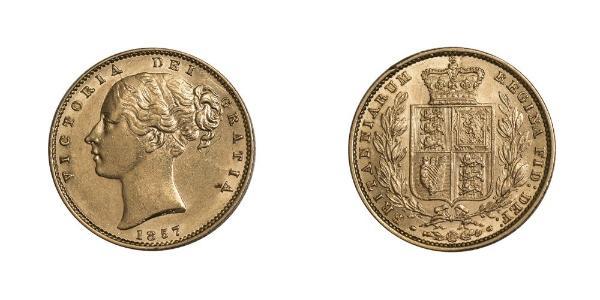 1 Sovereign Reino Unido de Gran Bretaña e Irlanda (1801-1922) Oro Victoria (1819 - 1901)