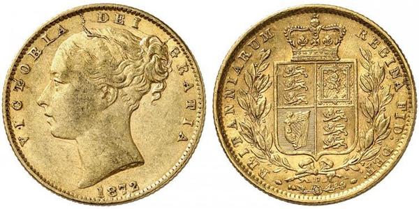 1 Sovereign Reino Unido de Gran Bretaña e Irlanda (1801-1922) Oro Victoria (1819 - 1901)