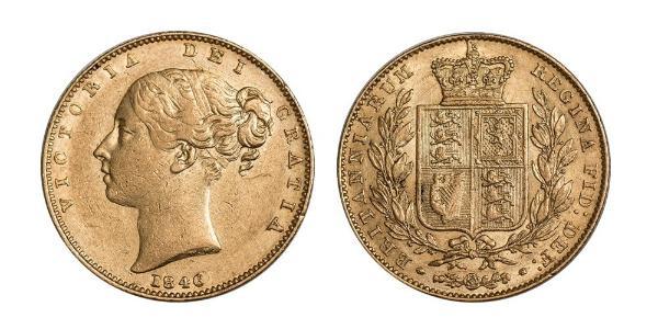 1 Sovereign Reino Unido de Gran Bretaña e Irlanda (1801-1922) Oro Victoria (1819 - 1901)