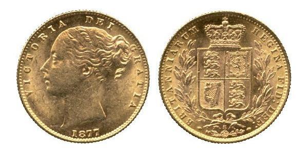 1 Sovereign Reino Unido de Gran Bretaña e Irlanda (1801-1922) Oro Victoria (1819 - 1901)