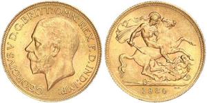 1 Sovereign Sudafrica Oro Giorgio V (1865-1936)