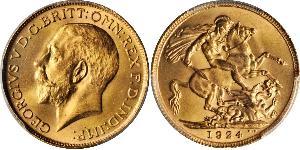 1 Sovereign Sudáfrica Oro Jorge V (1865-1936)