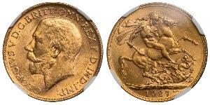 1 Sovereign Sudáfrica Oro Jorge V (1865-1936)