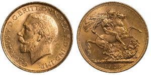 1 Sovereign South Africa 金 乔治五世  (1865-1936)