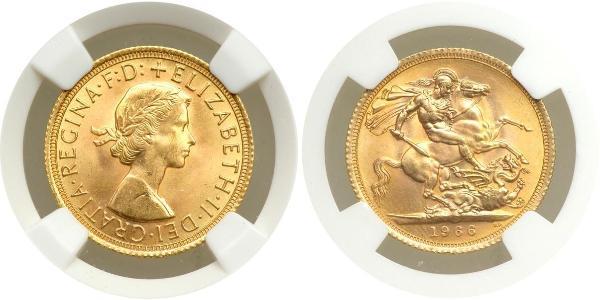 1 Sovereign United Kingdom (1922-) 金 伊丽莎白二世 (1926-2022)