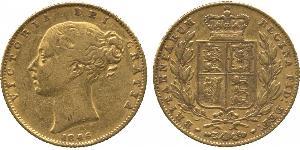 1 Sovereign 大不列颠及爱尔兰联合王国 (1801 - 1922) 金 维多利亚 (英国君主)