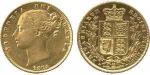 1 Sovereign 大不列颠及爱尔兰联合王国 (1801 - 1922) 金 维多利亚 (英国君主)