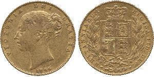 1 Sovereign 大不列颠及爱尔兰联合王国 (1801 - 1922) 金 维多利亚 (英国君主)