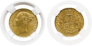 1 Sovereign 大不列颠及爱尔兰联合王国 (1801 - 1922) 金 维多利亚 (英国君主)