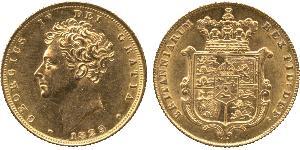 1 Sovereign 大不列颠及爱尔兰联合王国 (1801 - 1922) 金 喬治四世 (1762-1830)