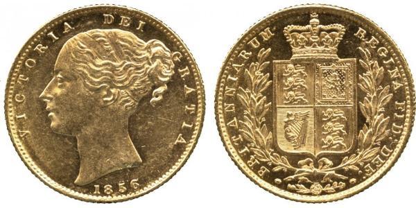 1 Sovereign 大不列颠及爱尔兰联合王国 (1801 - 1922) 金 维多利亚 (英国君主)