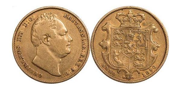 1 Sovereign 大不列颠及爱尔兰联合王国 (1801 - 1922) 金 威廉四世 (英國)